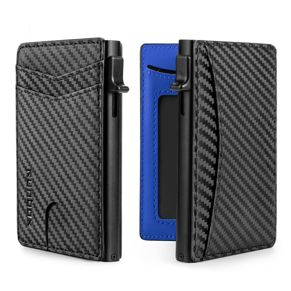 3021 Slim Card Wallet with ID Window – Minimalist RFID Wallet, Pop-Up